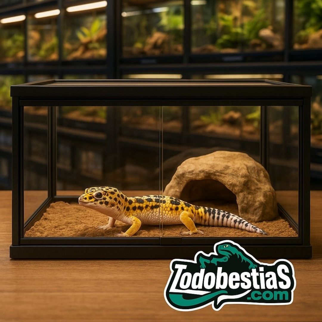 Kit Eublepharis Macularis / Gecko Leopardo a elegir