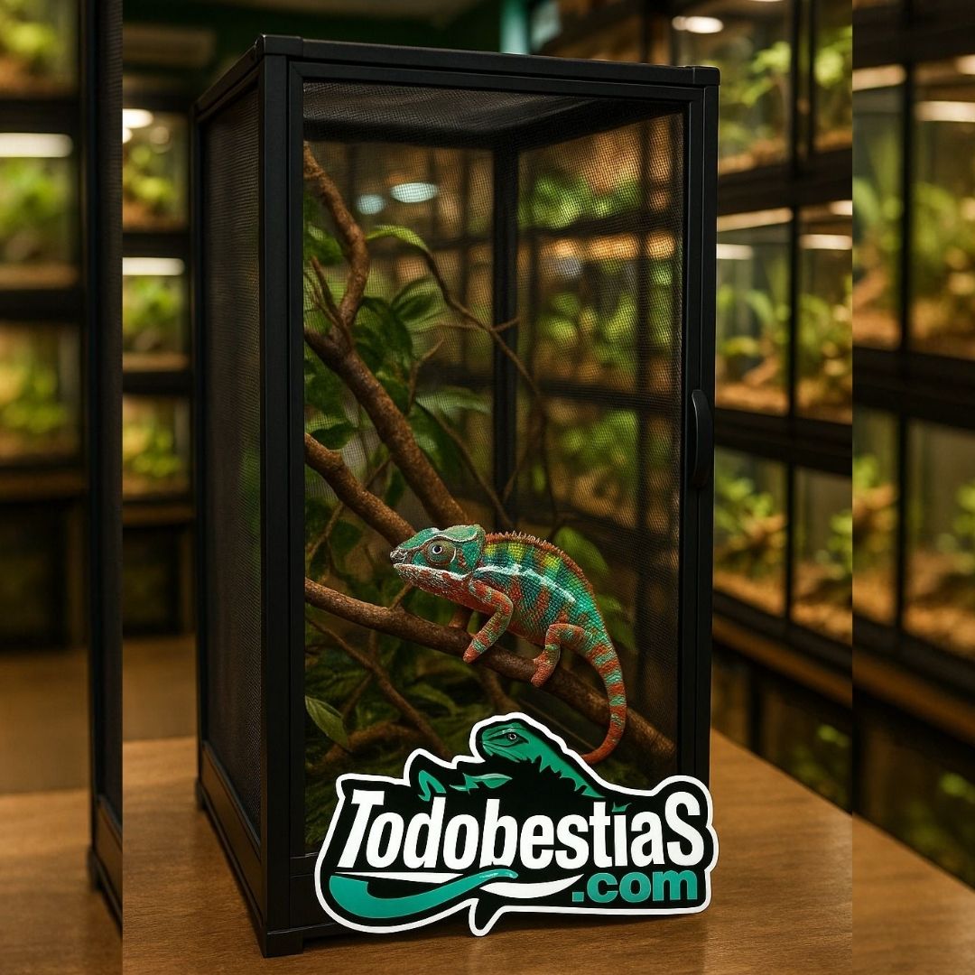 Kit completo Furcifer Pardalis ¡CAMALEÓN INCLUIDO!
